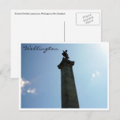 Carte Postale monument seddon wellington (Devant / Derrière)