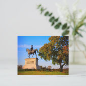 Carte Postale Monument sur le champ de bataille de Gettysburg (Debout devant)