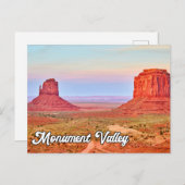 Carte Postale Monument Valley, Arizona, États-Unis (Devant / Derrière)
