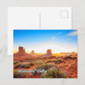 Carte Postale Monument Valley, Arizona, United States (Devant / Derrière)
