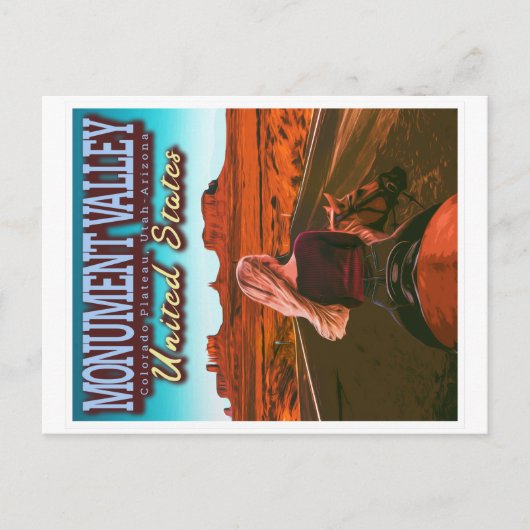 CARTE POSTALE MONUMENT VALLEY - UTAH - ARIZONA - ÉTATS-UNIS (Devant)