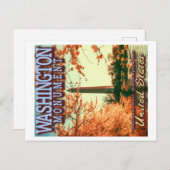 CARTE POSTALE MONUMENT WASHINGTON - NATIONAL MALL WASHINGTON DC (Devant / Derrière)