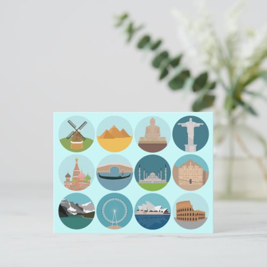 Carte Postale Monuments (Debout devant)