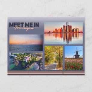 Carte Postale Monuments du Michigan pur
