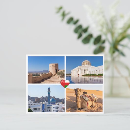 Carte Postale Monuments du Sultanat d'Oman (Debout devant)