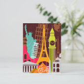 Carte Postale Monuments internationaux (Debout devant)