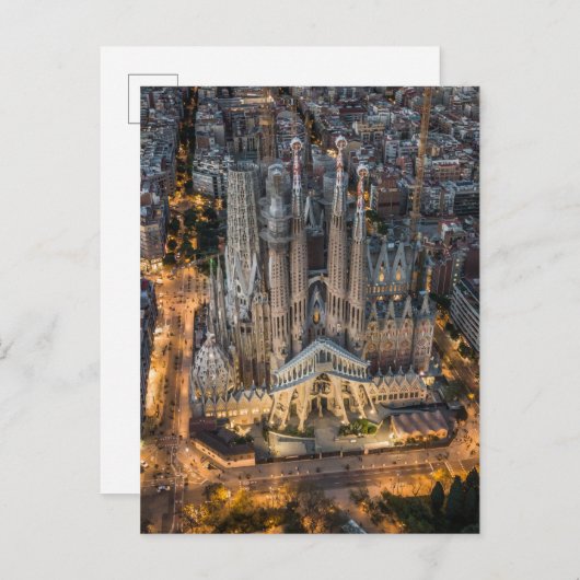 Carte Postale Monuments | La Sagrada (Devant / Derrière)