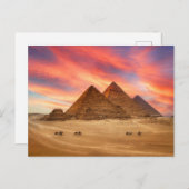 Carte Postale Monuments | Les Grandes Pyramides (Devant / Derrière)