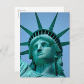Carte Postale Monuments | Statue de Liberty Face (Devant / Derrière)