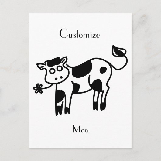 Carte Postale Moo Cow Thunder_Cove (Devant)