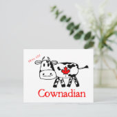 Carte postale Moo, Eh (Debout devant)