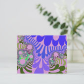 Carte Postale Mood rose et violet (Debout devant)