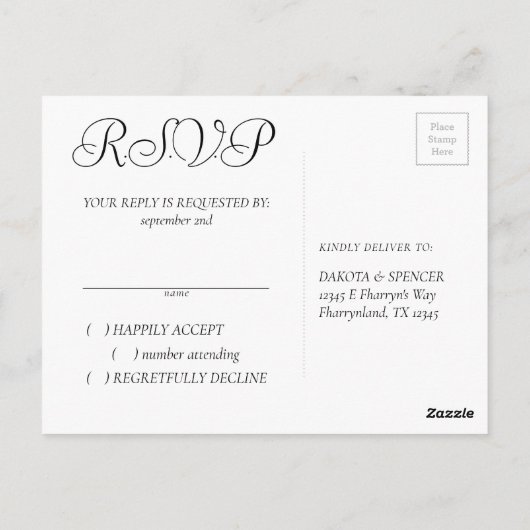 Carte Postale Moody Boho | Intervention violette Turquoise Turqu (Dos)