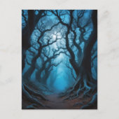 Carte Postale Moody Forest Gnarled Trees (Devant)