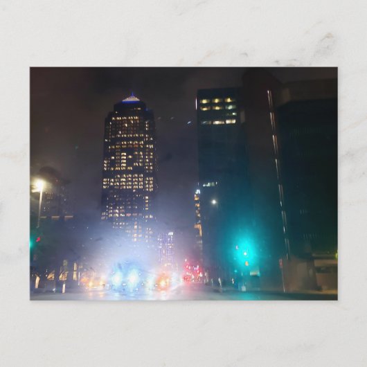 Carte Postale Moody Night Scene, Dallas, Texas (Devant)