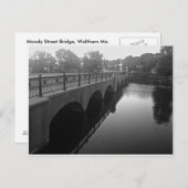 Carte Postale Moody St Bridge Waltham Ma (Devant / Derrière)
