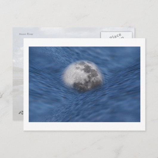 Carte Postale Moon (Devant / Derrière)