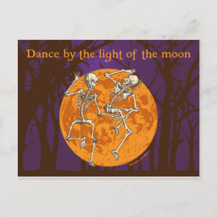 Carte Postale Moon de Halloween