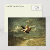 Carte Postale "Moon Fairies II" de John Naish (Devant / Derrière)