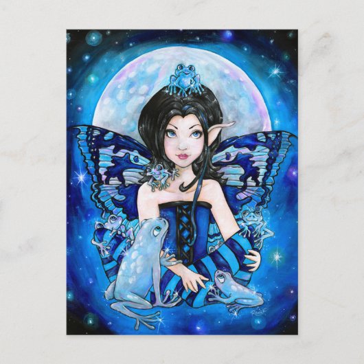 Carte postale "Moon Frogs" (Devant)