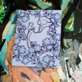 Carte Postale Moon Goddess Chat Witch Blues