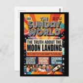 Carte Postale Moon Landing, 1969, (Devant / Derrière)