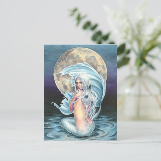 Carte Postale Moon Mermaid (Debout devant)