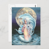 Carte postale Moon Mermaid (Devant / Derrière)