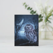 Carte postale "Moon Owl" (Debout devant)