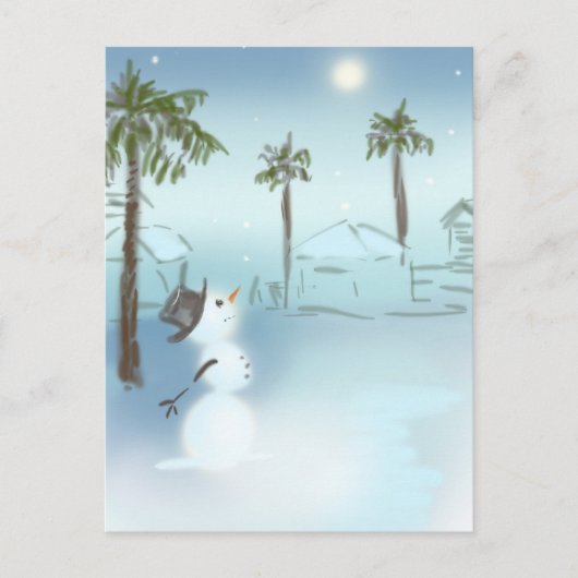 Carte postale Moon Snow (Devant)