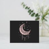 Carte Postale Moon spirituel Pastel Goth Kawaii (Debout devant)