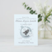 Carte postale Moon & Stars Faire-part de naissance (Debout devant)