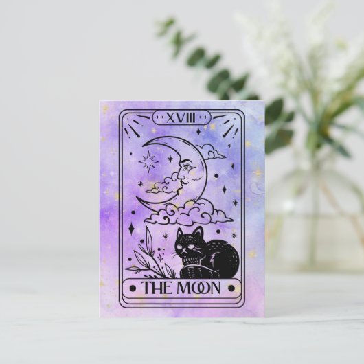 Carte postale Moon Tarot (Debout devant)