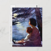 Carte Postale "Moonbeams" de Jessie Willcox Smith (Devant / Derrière)