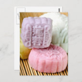 Carte Postale Mooncakes colorés (Devant / Derrière)