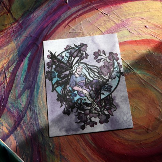 Carte Postale MoonChild Fairy Fairies Moon Child goddess moon   