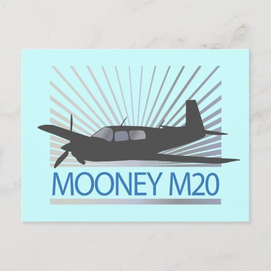 Carte Postale Mooney M20 Aviation (Devant)