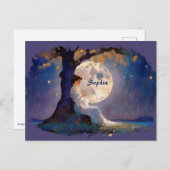 Carte Postale Moonlit Dreamer - Serene Night Sky (Devant / Derrière)