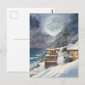 Carte Postale Moonse d'hiver Big Sur (Devant / Derrière)