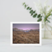 Carte Postale "Moonset sur Mt. Whitney " (Debout devant)