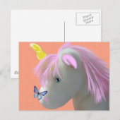 Carte Postale Moonstone la licorne (Devant / Derrière)