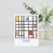 Carte Postale Moooosterpiece Mondrian (Debout devant)