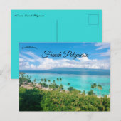 Carte Postale Mo'orea Polynésie française (Devant / Derrière)