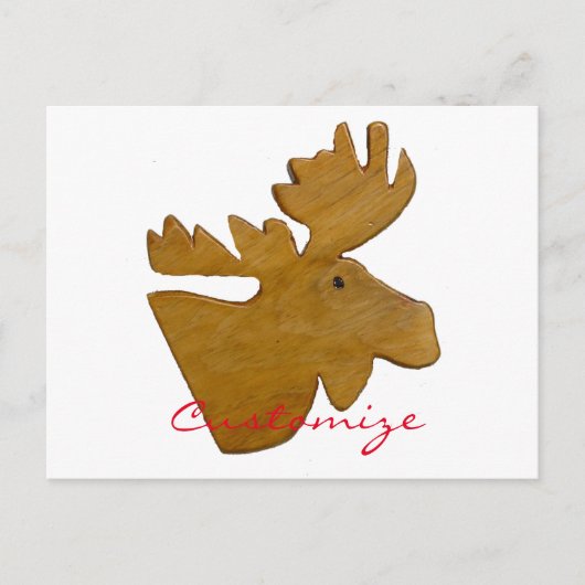 Carte Postale Moose Head Thunder_Cove (Devant)