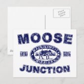 Carte Postale Moose-Junction-Distressed-[ (Devant / Derrière)