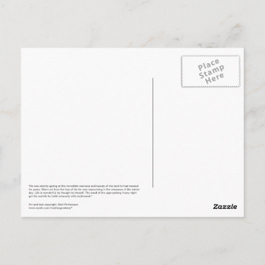 Carte postale Moose Talk (Dos)