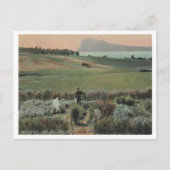 Carte Postale Moosehead Lake ME, Mt Kineo, ferme 1910 (Devant)