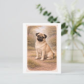 Carte Postale Moppe de style vintage (Debout devant)
