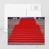Carte Postale moquette rouge (Devant / Derrière)