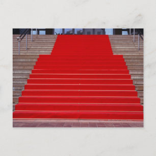 Carte Postale moquette rouge